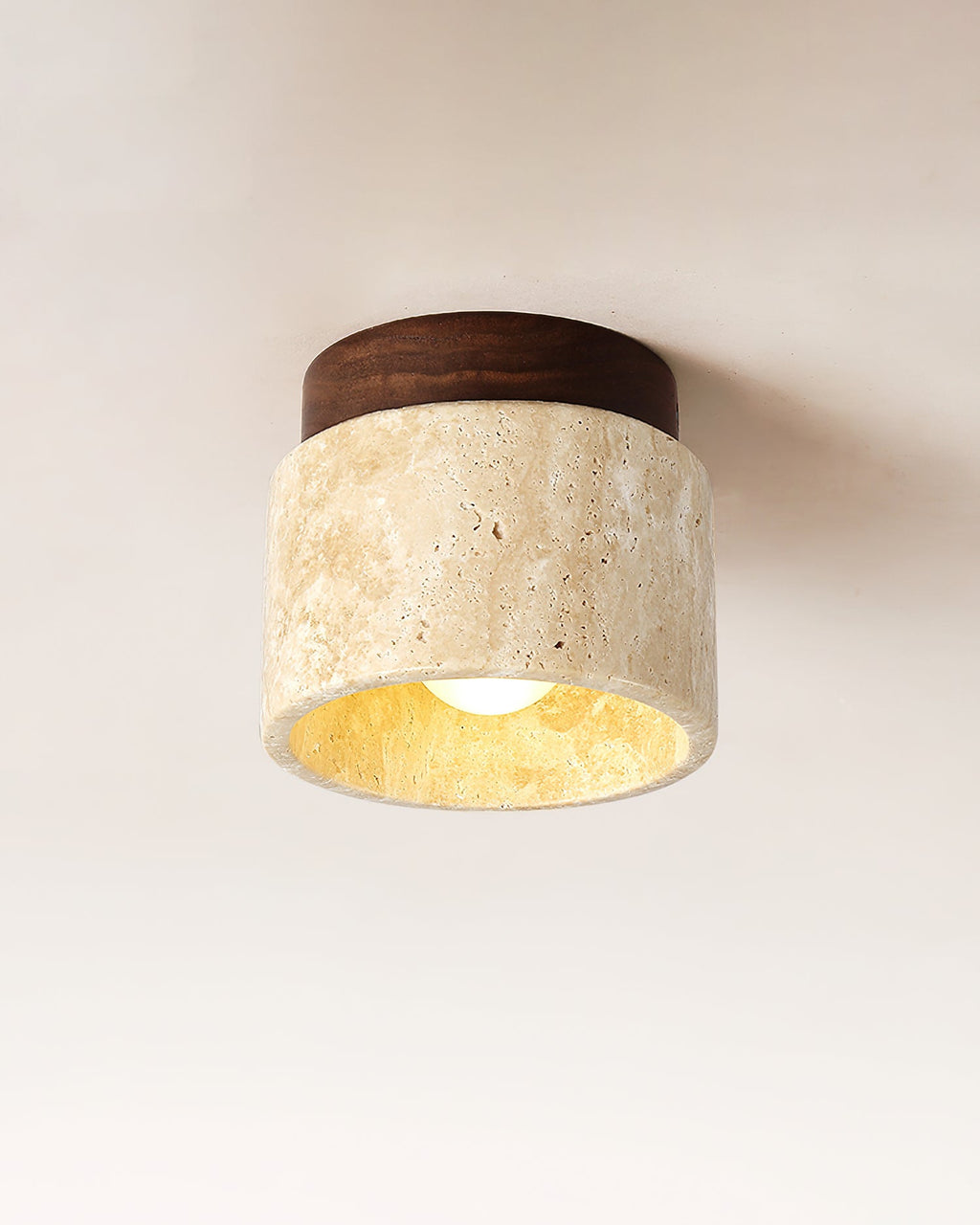 Sonoma Stone Travertine Ceiling Light — product view 12