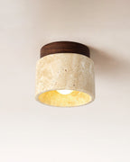 Sonoma Stone Travertine Ceiling Light — product view 12