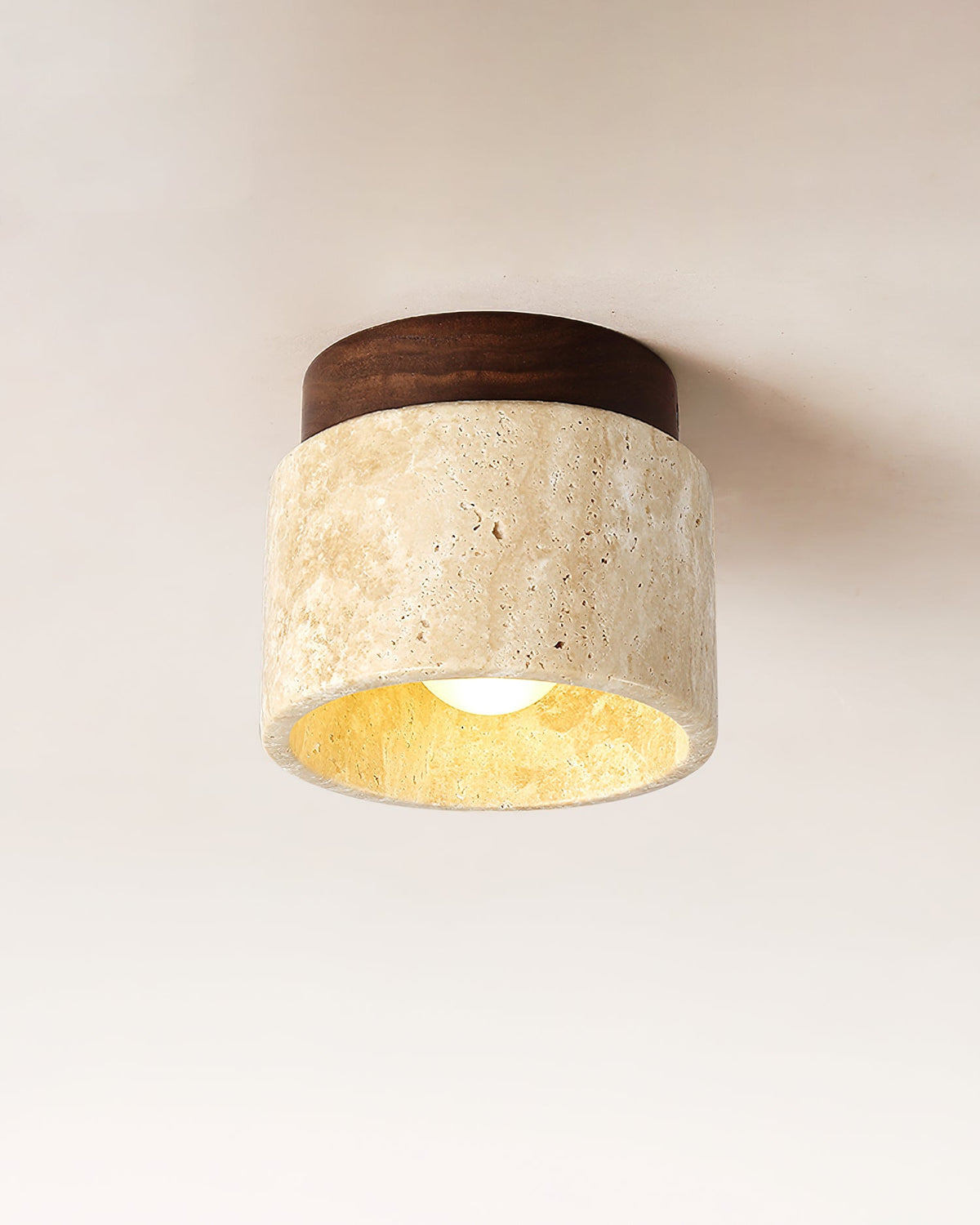 Sonoma Stone Travertine Ceiling Light — product view 12