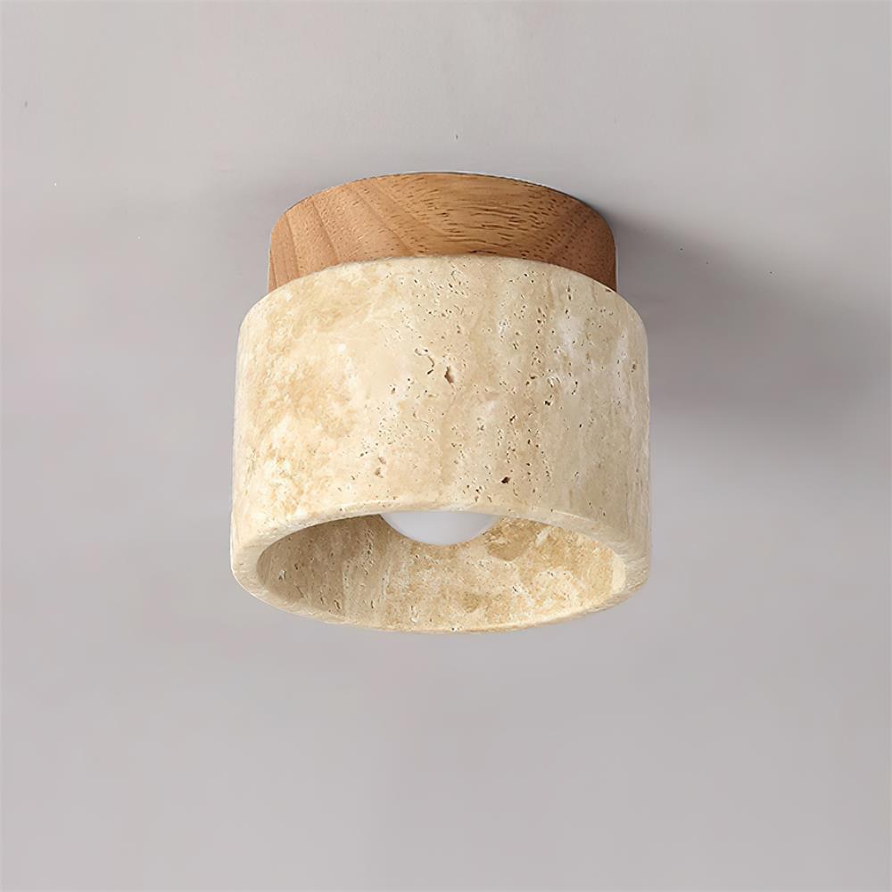 Sonoma Stone Travertine Ceiling Light — product view 14