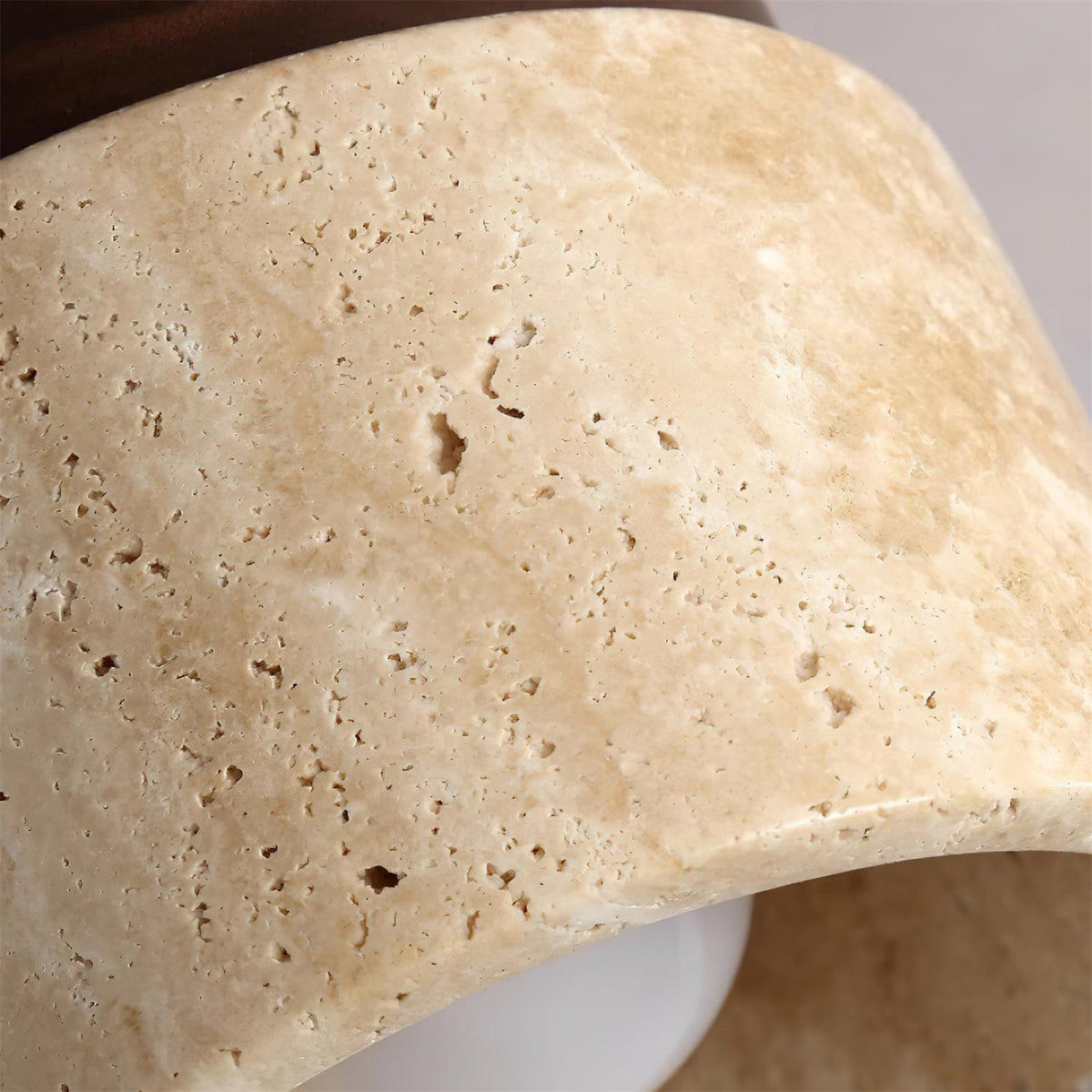 Sonoma Stone Travertine Ceiling Light — product view 19