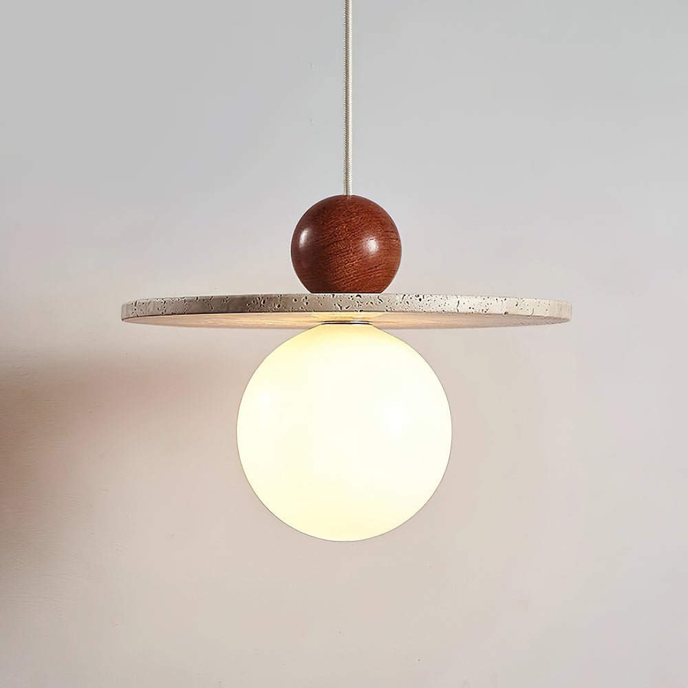 Ora Travertine Pendant Lamp — product view 2