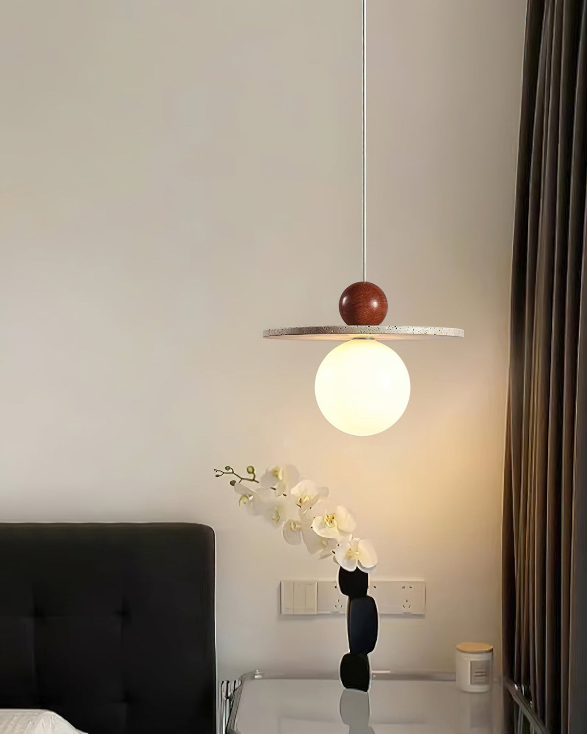 Ora Travertine Pendant Lamp — product view 3