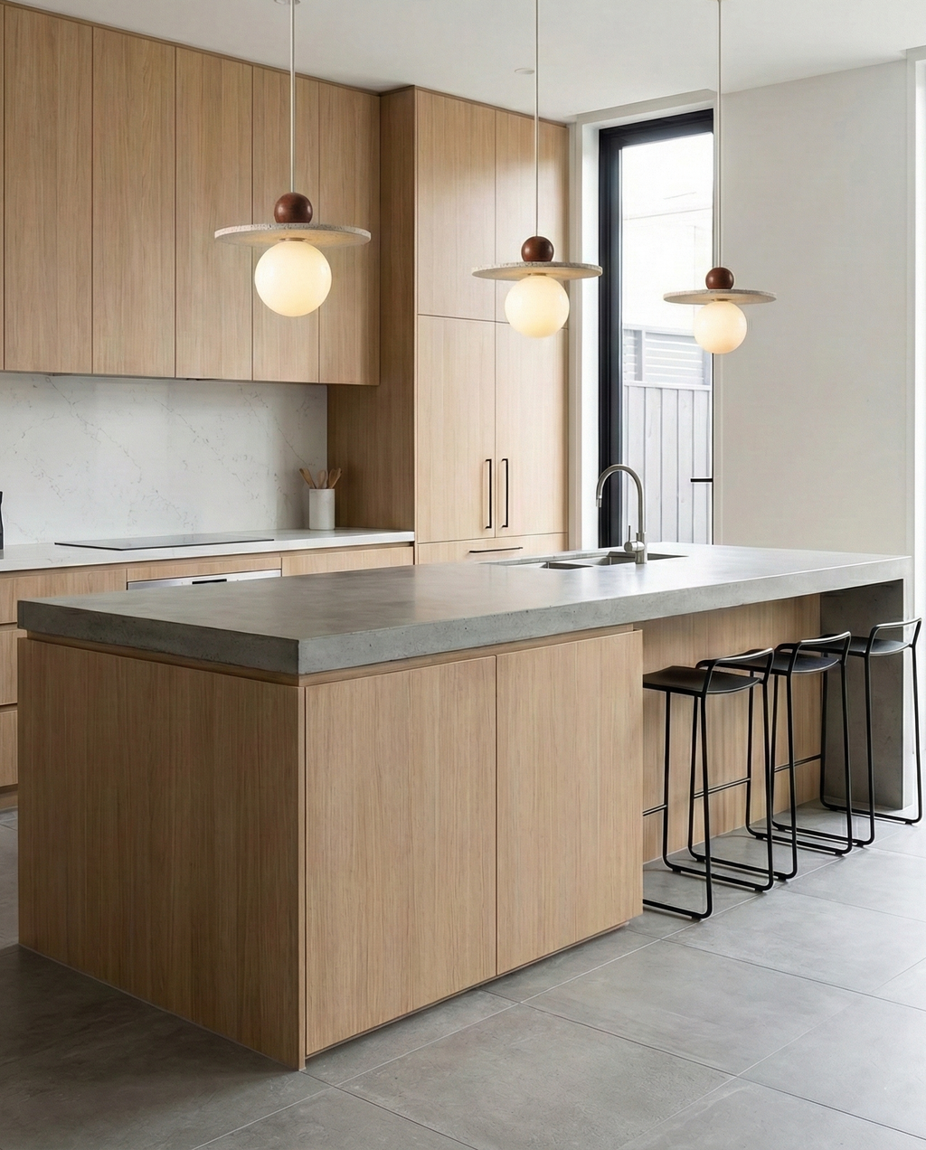 Ora Travertine Pendant Lamp — product view 7