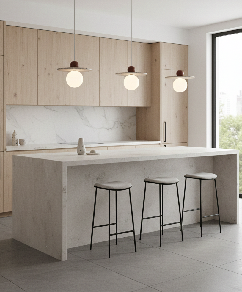 Ora Travertine Pendant Lamp — product view 8