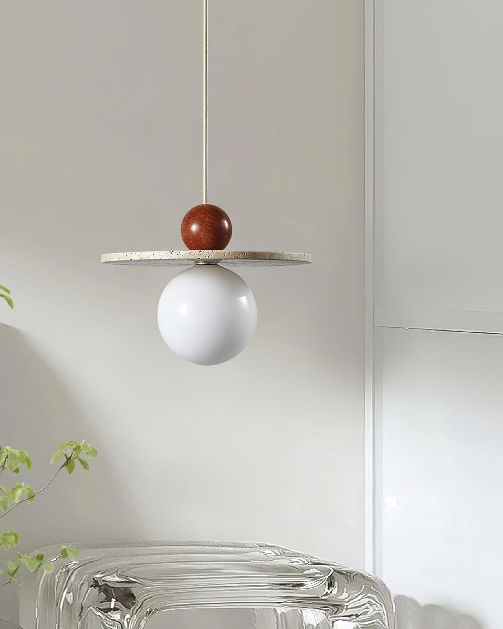 Ora Travertine Pendant Lamp — product view 17