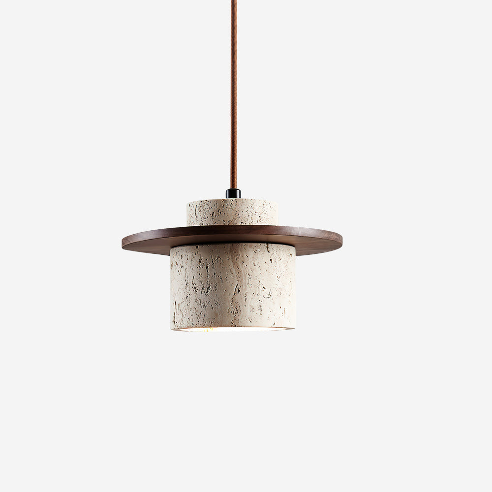 Cata Stone Travertine Pendant Lamp — product view 1
