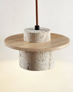 Cata Stone Travertine Pendant Lamp — product view 4