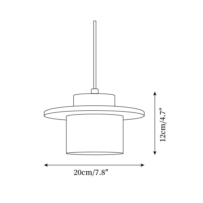 Cata Stone Travertine Pendant Lamp — product view 5