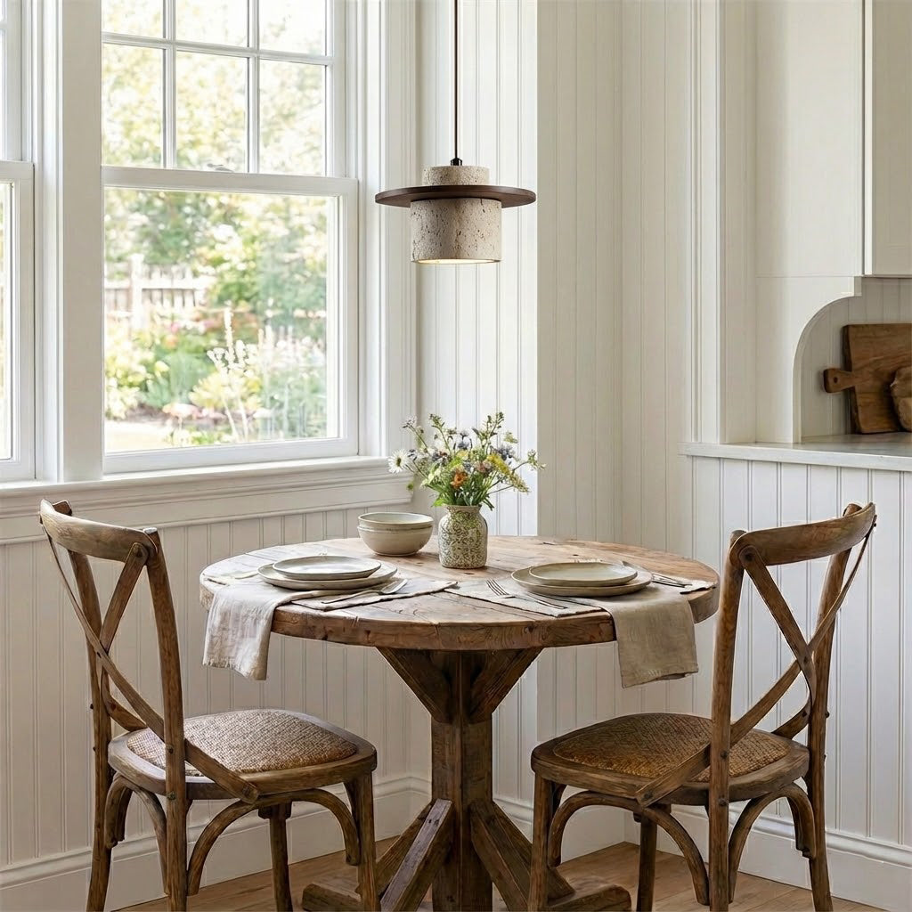 Cata Stone Travertine Pendant Lamp — product view 9