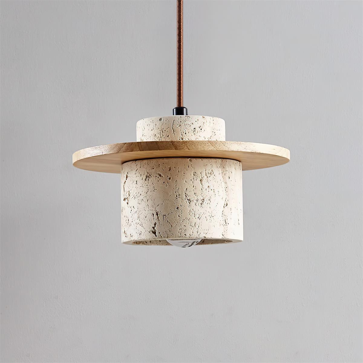 Cata Stone Travertine Pendant Lamp — product view 18