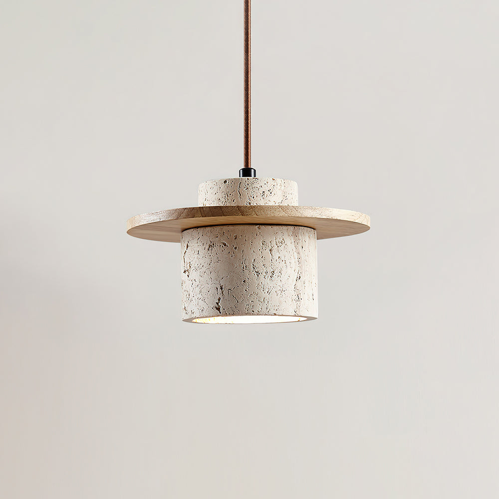 Cata Stone Travertine Pendant Lamp — product view 21
