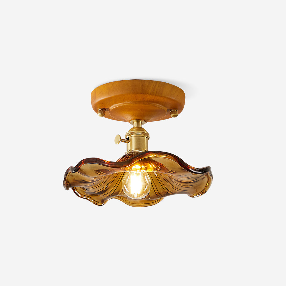 Gina Glass Ceiling Light — product view 1