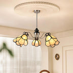 Alessio Flowers Wood Chandelier — product view 2