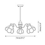 Alessio Flowers Wood Chandelier — product view 5
