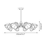 Alessio Flowers Wood Chandelier — product view 7