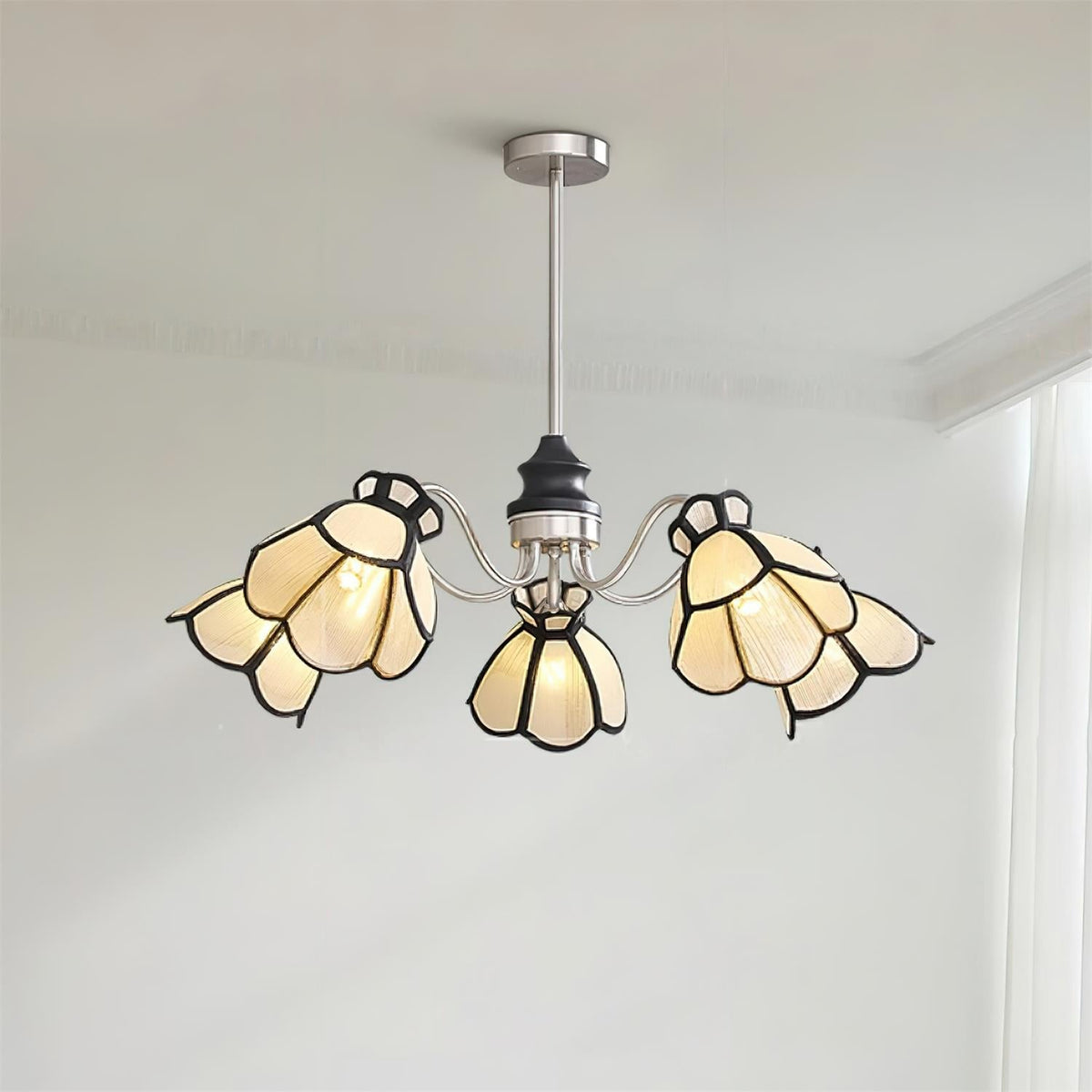 Alessio Flowers Wood Chandelier — product view 8