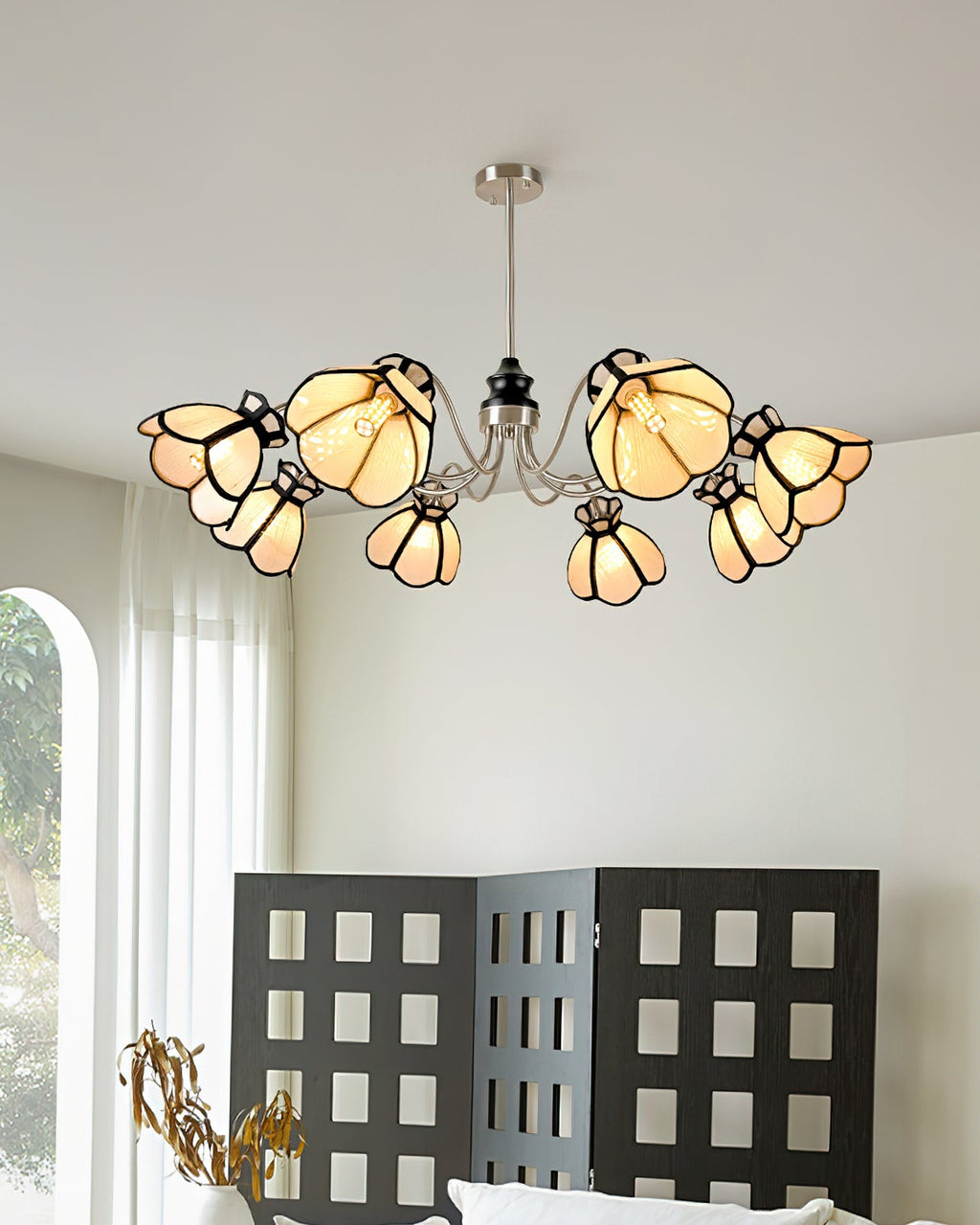 Alessio Flowers Wood Chandelier — product view 12