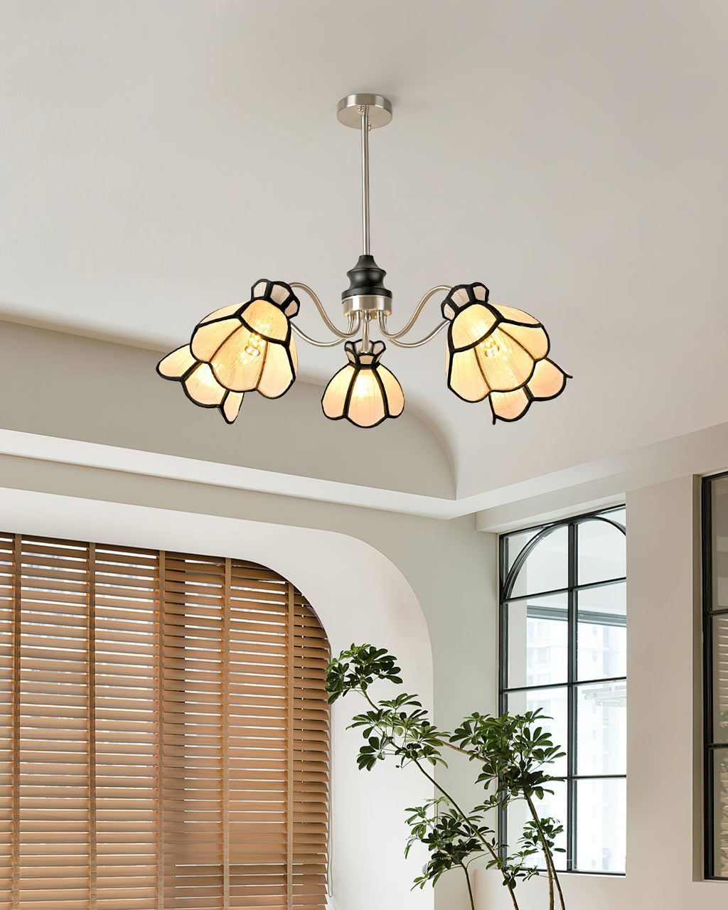 Alessio Flowers Wood Chandelier — product view 13