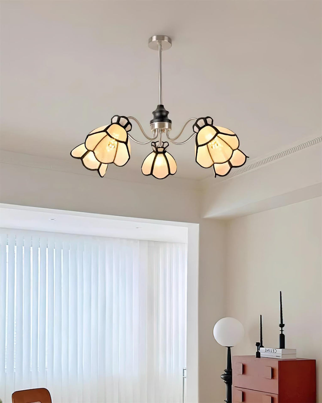 Alessio Flowers Wood Chandelier — product view 14