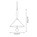 Dante Cone Metal Pendant Lamp — product view 5