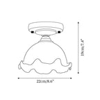 Rino Glass Ceiling Light — product view 7