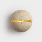 Dino Egg Stone Travertine Wall Lamp — product view 2