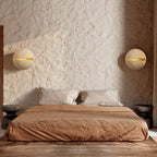 Dino Egg Stone Travertine Wall Lamp — product view 3