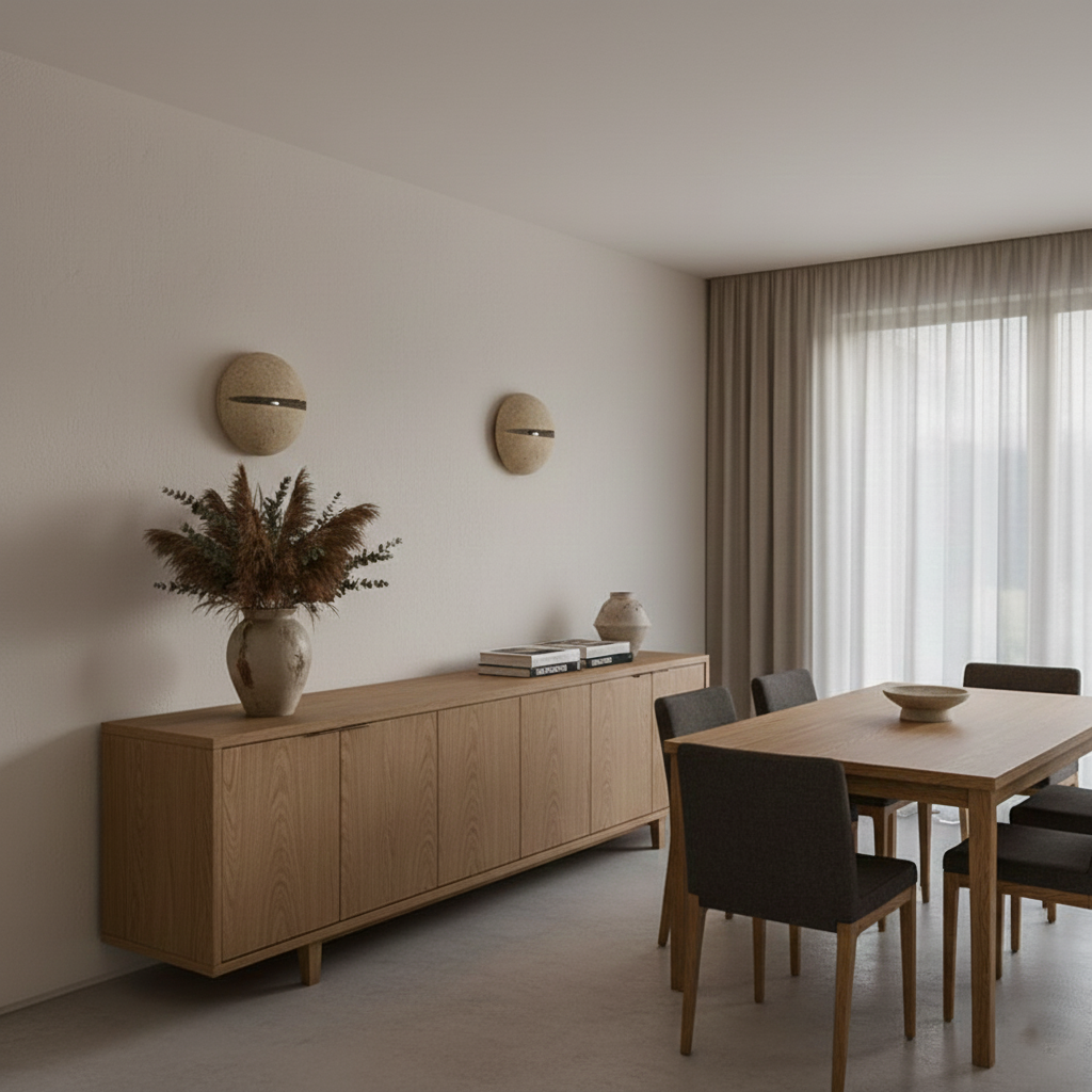Dino Egg Stone Travertine Wall Lamp — product view 10