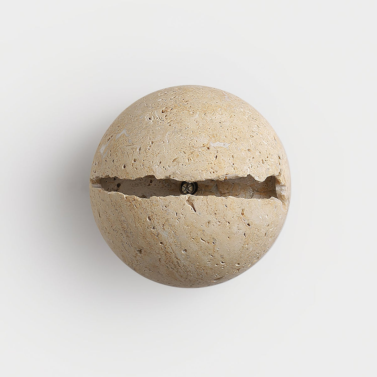 Dino Egg Stone Travertine Wall Lamp — product view 15