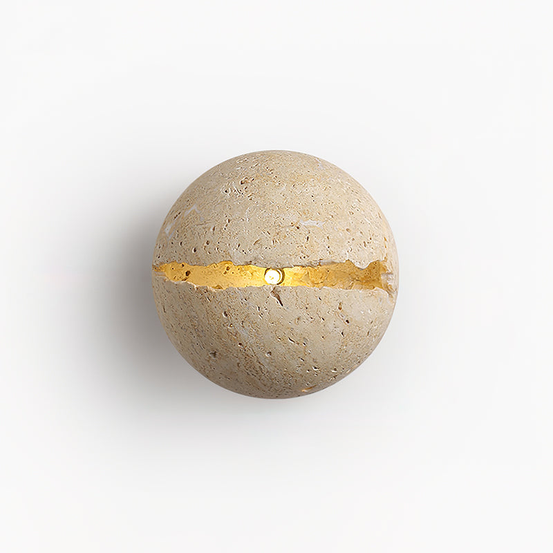Dino Egg Stone Travertine Wall Lamp — product view 16