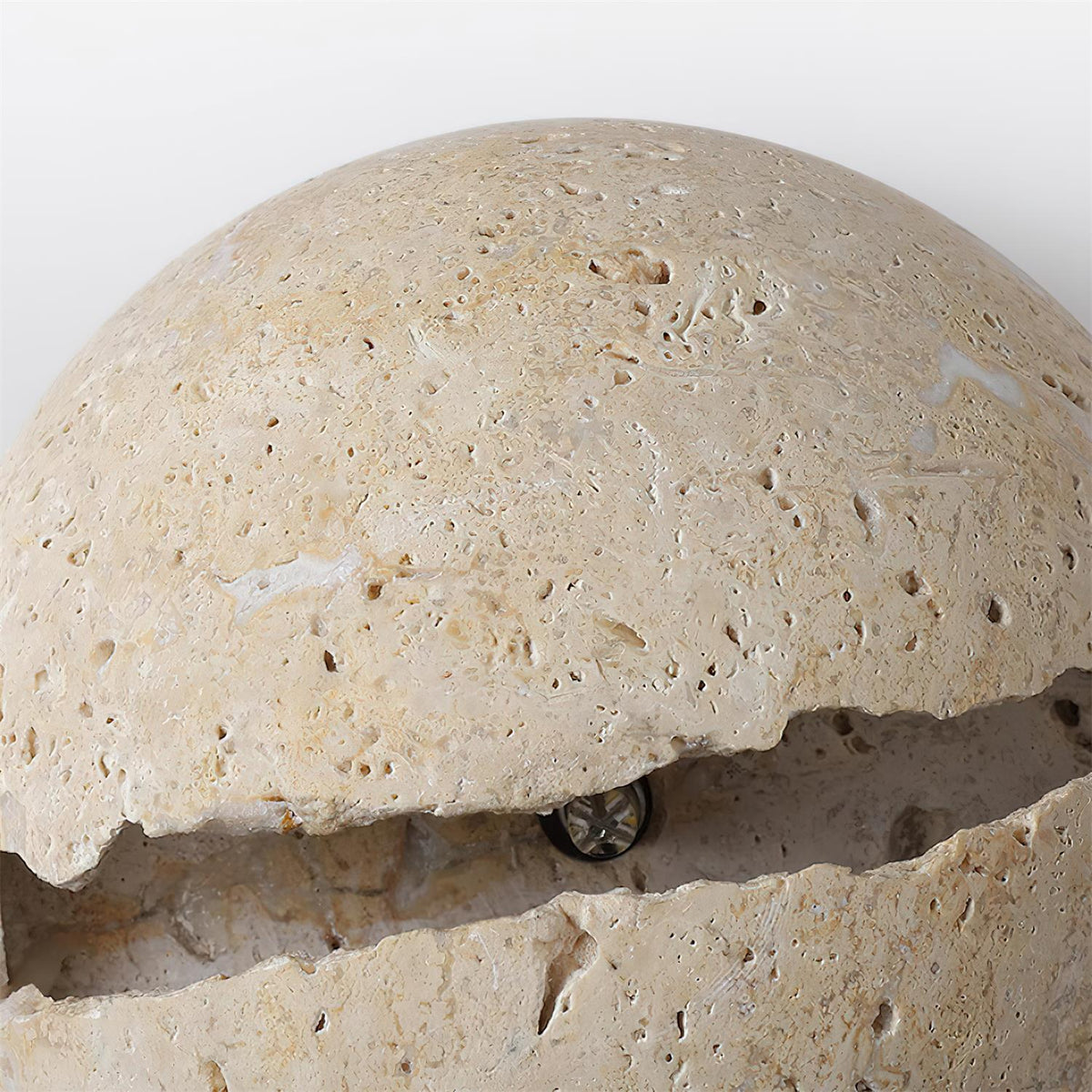 Dino Egg Stone Travertine Wall Lamp — product view 19