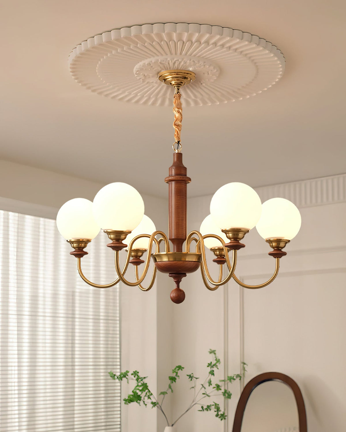 Midas Glass Chandelier — product view 3