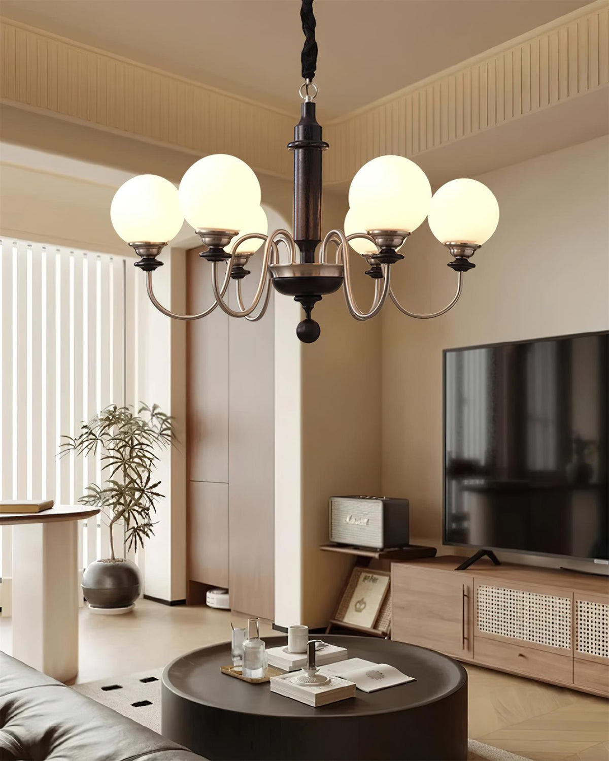 Midas Glass Chandelier — product view 4