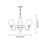 Midas Glass Chandelier — product view 5