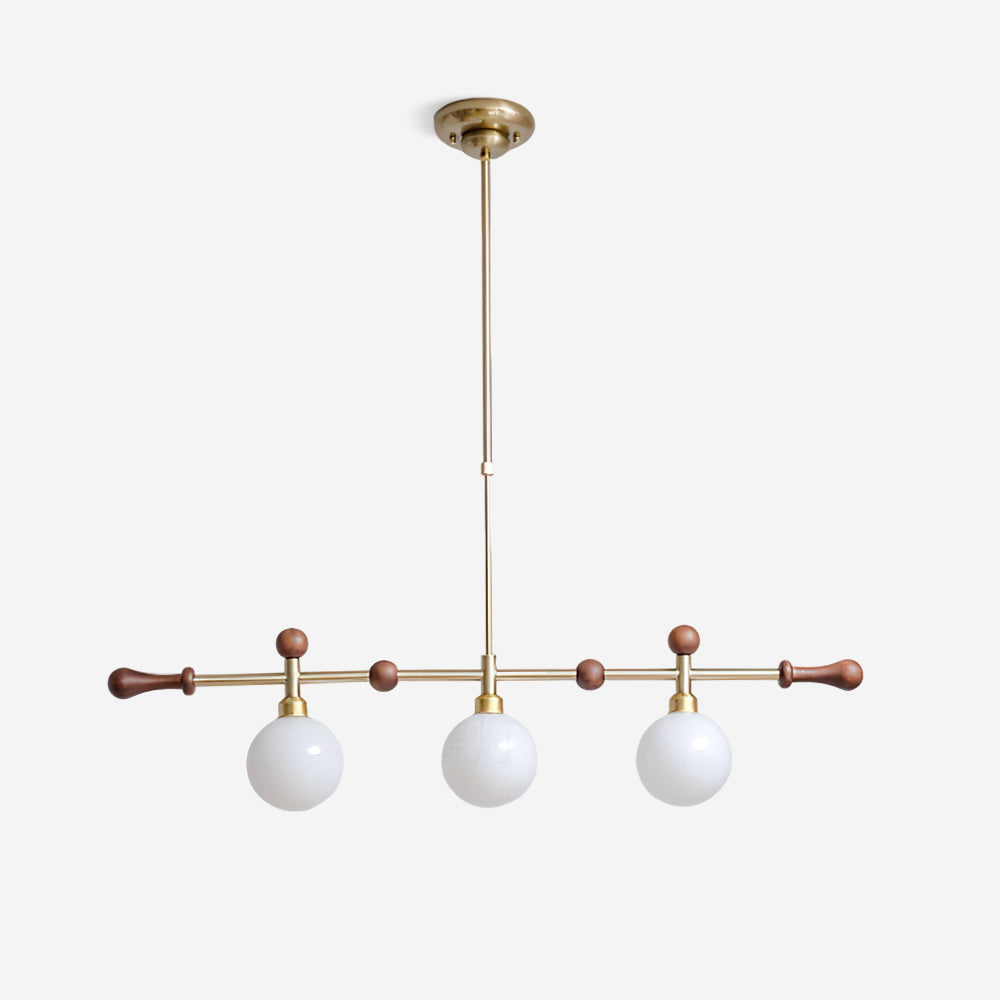 Retro Satilla Glass Chandelier — product view 1