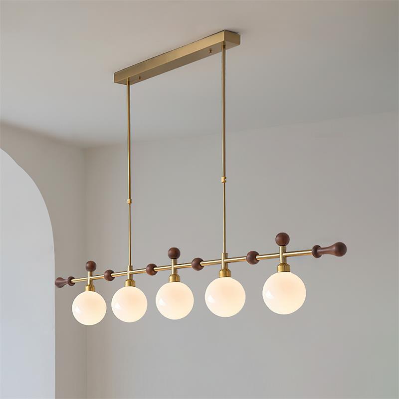 Retro Satilla Glass Chandelier — product view 12