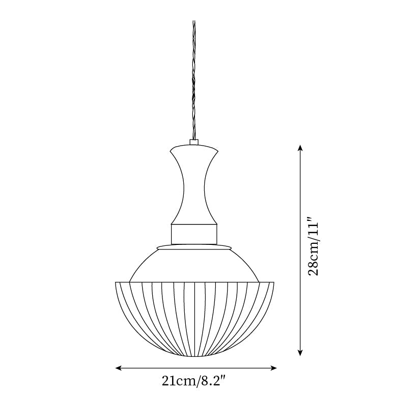 Greta Glass Pendant Lamp — product view 5