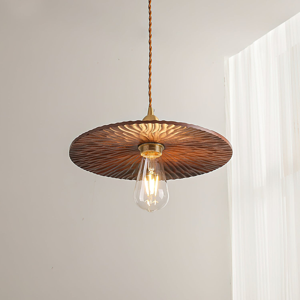 Reia Wood Pendant Lamp — product view 2