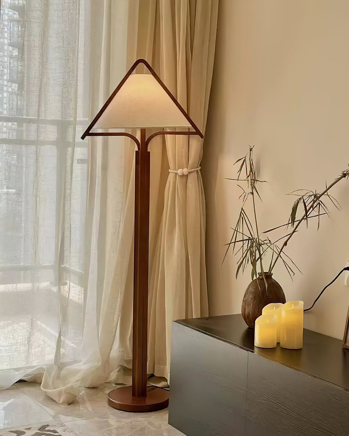 Nazia Wood Floor Lamp — product view 7