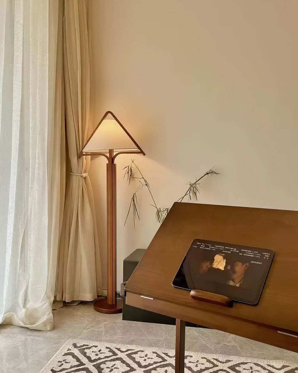 Nazia Wood Floor Lamp — product view 8