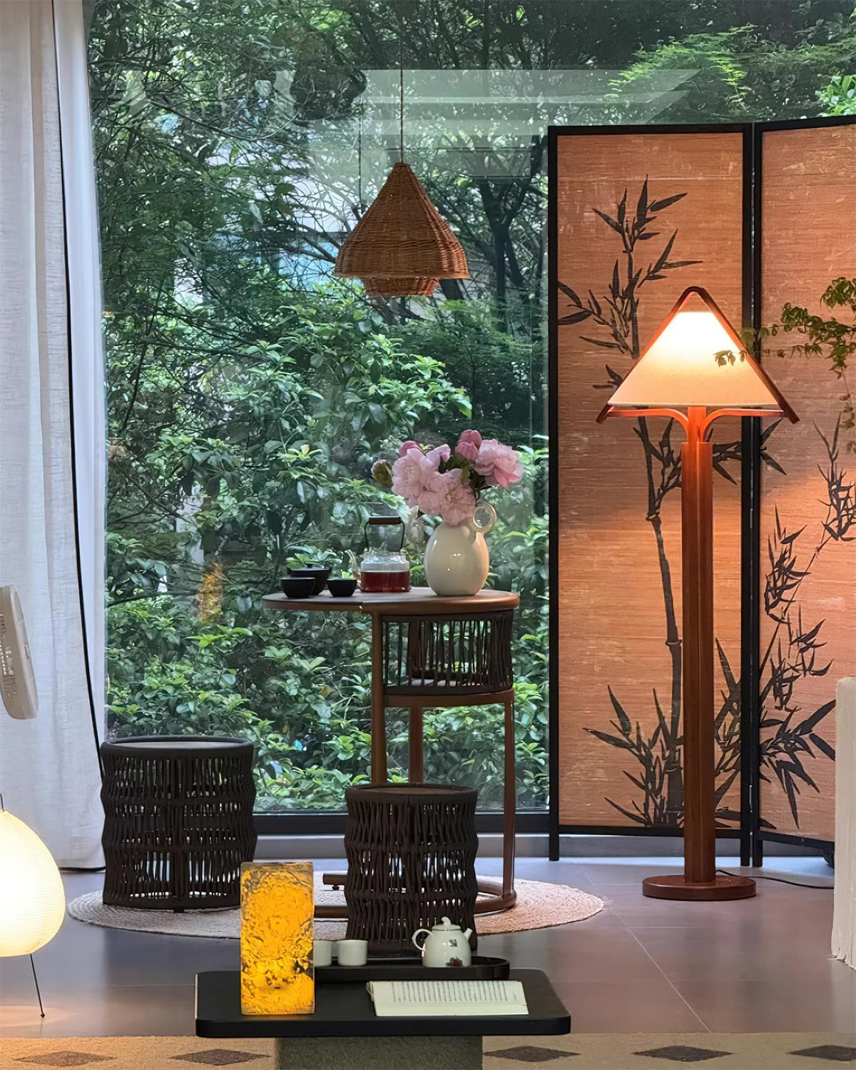 Nazia Wood Floor Lamp — product view 9