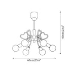 Milana Metal Chandelier — product view 5