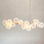 Fina Flowers Glass Chandelier — product view 2