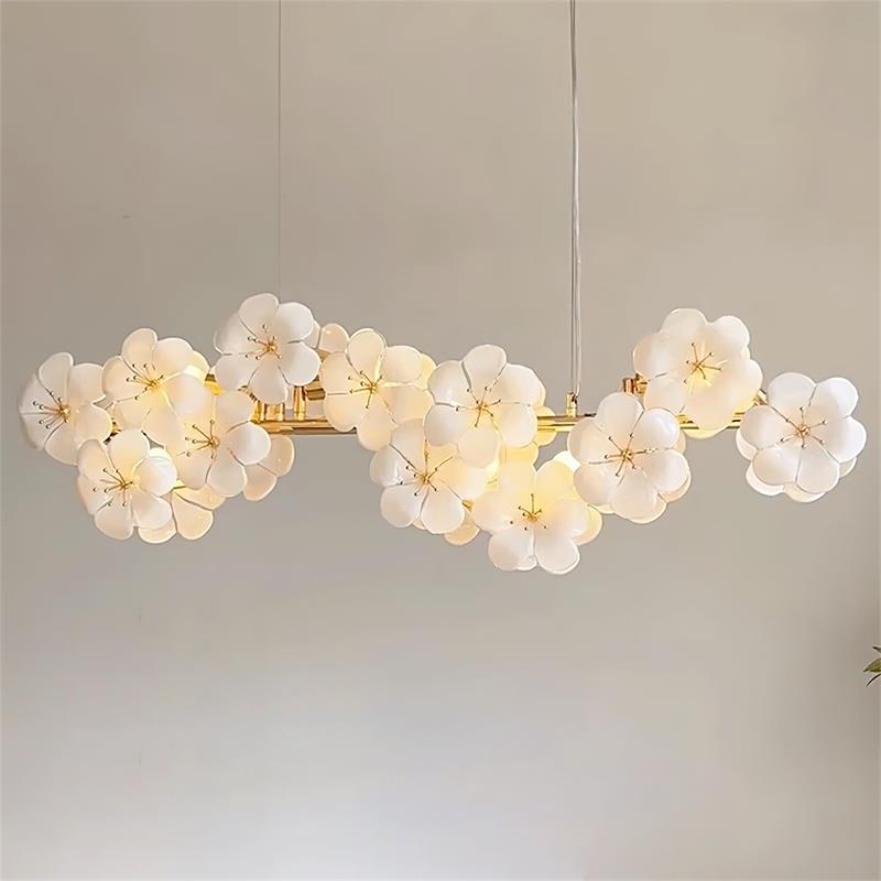 Fina Flowers Glass Chandelier — product view 8