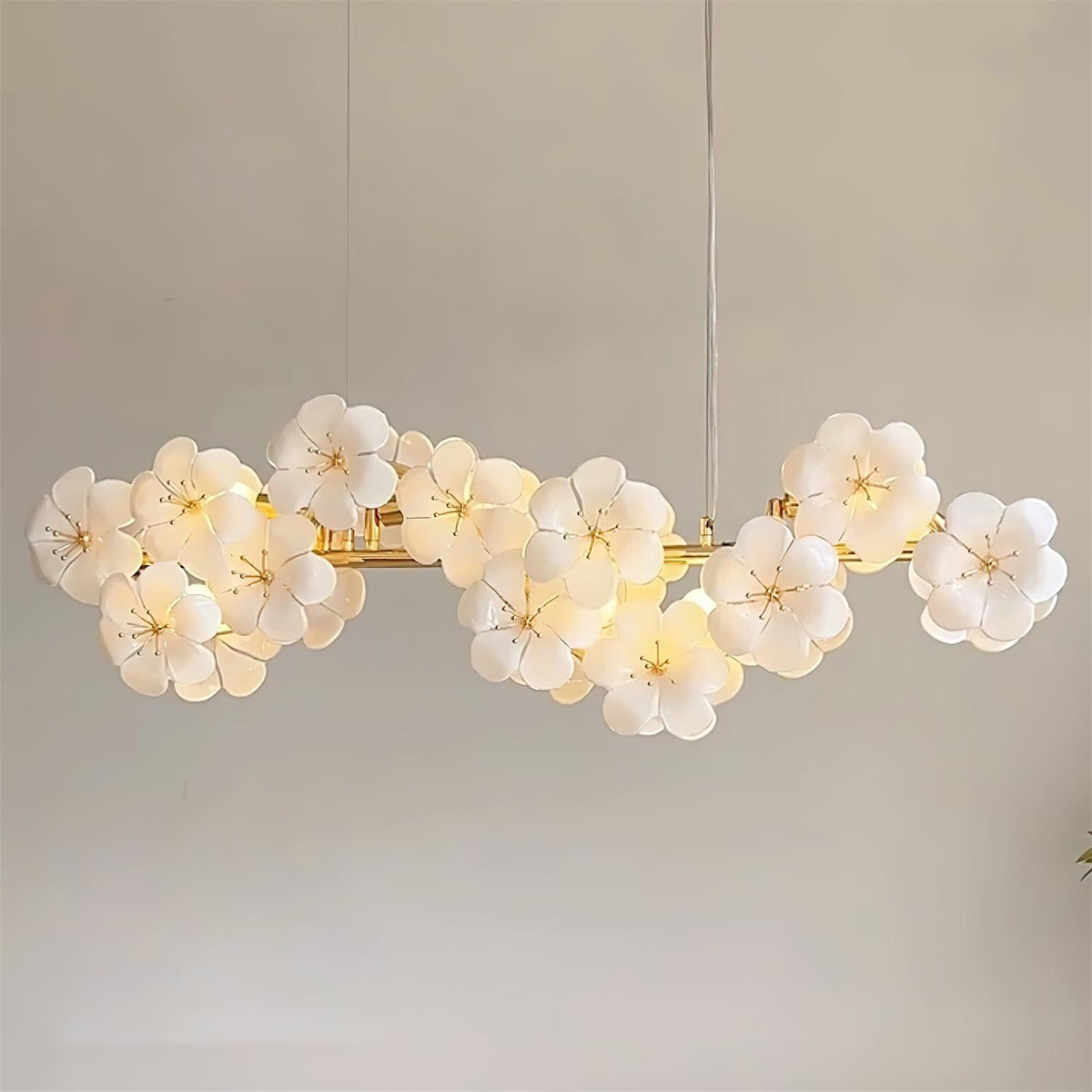Fina Flowers Glass Chandelier — product view 14