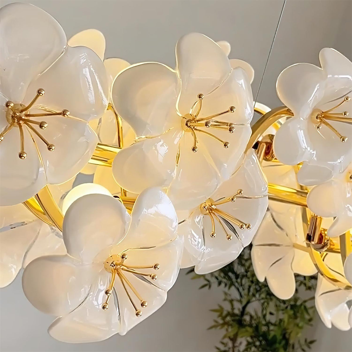 Fina Flowers Glass Chandelier — product view 15