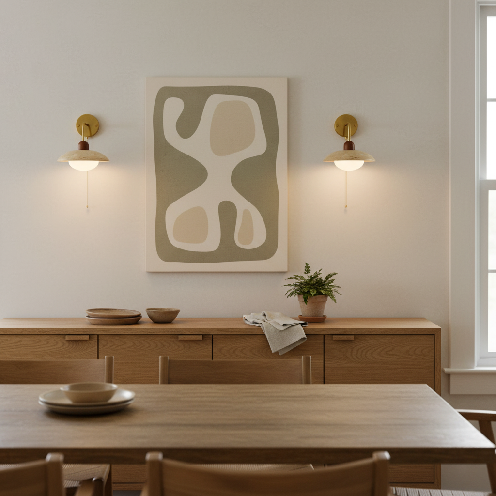 Carolia Zipper Version Travertine Wall Lamp — product view 7