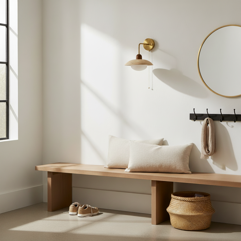 Carolia Zipper Version Travertine Wall Lamp — product view 9