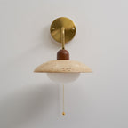 Carolia Zipper Version Travertine Wall Lamp — product view 15
